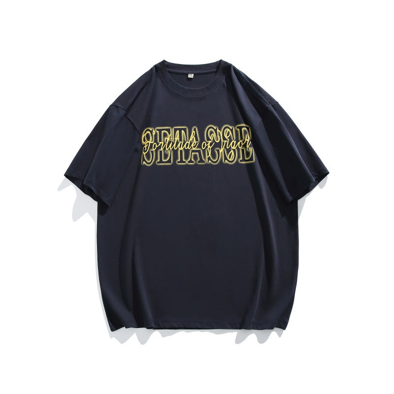 Harajuku Inspired Letter Print Loose Fit T-Shirt