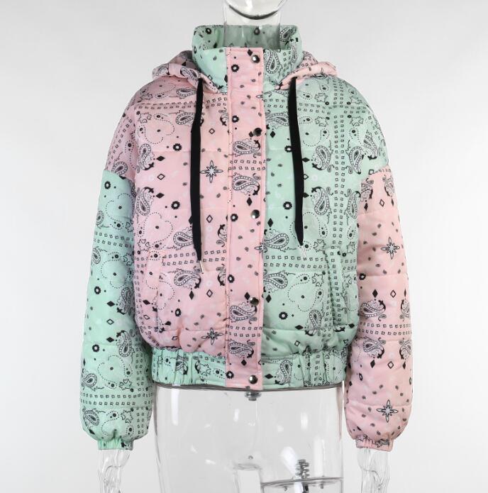 Harajuku Style Colorblock Long Sleeve Zipper Jacket