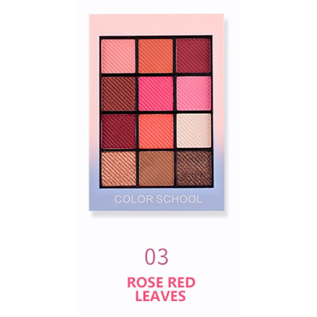 Color Focus Charm Shadow Eye Shadow Palette - 12 Colors