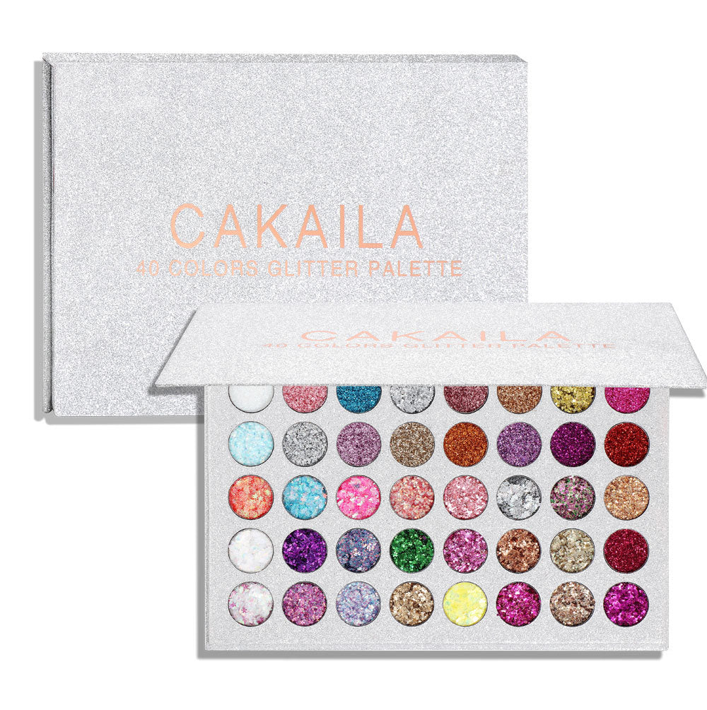 40 Color Eye Shadow Palette - Harajuku Style Glitter