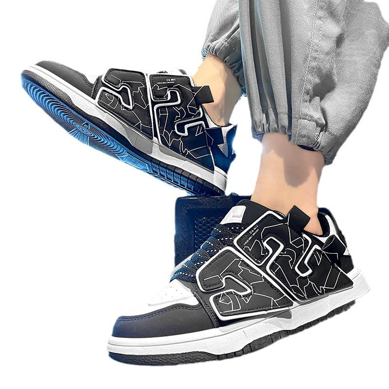 Men's Harajuku Style Height Increasing Casual Shoes