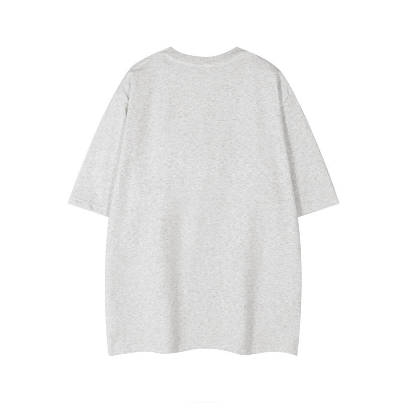 Harajuku Style Graffiti Portrait Print T-Shirt