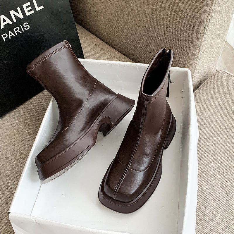 Harajuku Style High Knee Thick Bottom Boots for Women