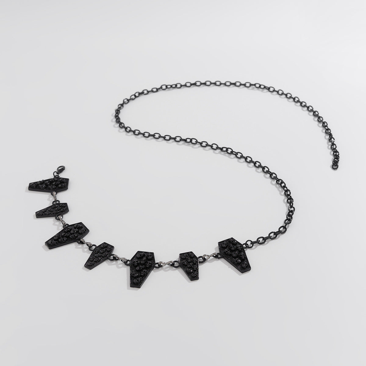 Retro Skull Crossbody Chain - Harajuku Style