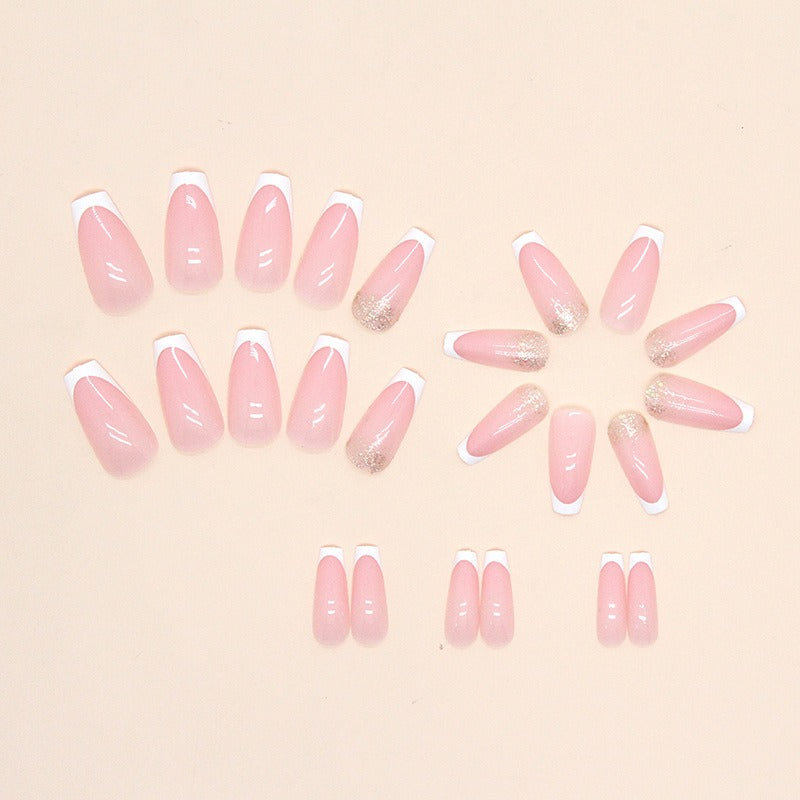 Glittery Harajuku Style Girl’s Manicure Wearable Nails
