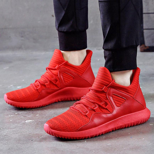 Harajuku Inspired Men’s Breathable Outdoor Running Sneakers