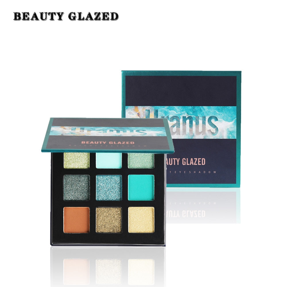 Beauty Glazed 9-Color Eyeshadow Palette - Playful Pink & Yellow
