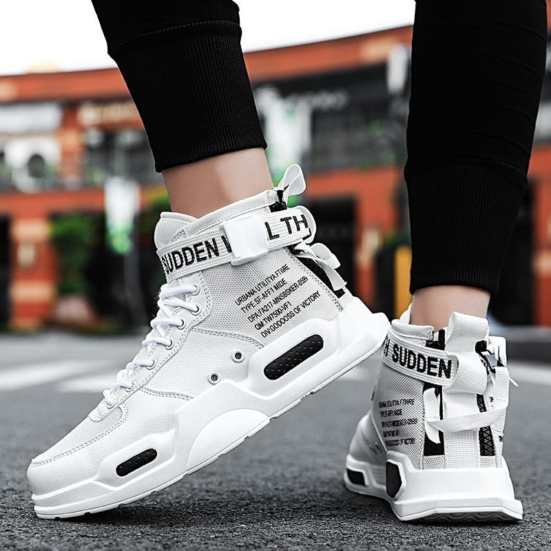 Breathable Mesh Casual Sneakers for Men - Harajuku Style