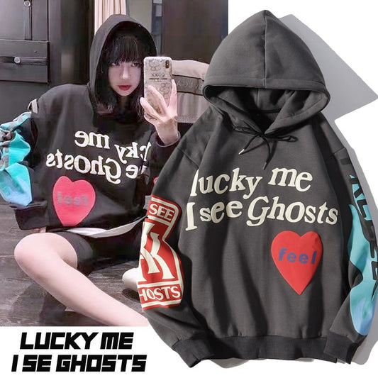 Kanye Foam Love Letters Graffiti Print Hoodie