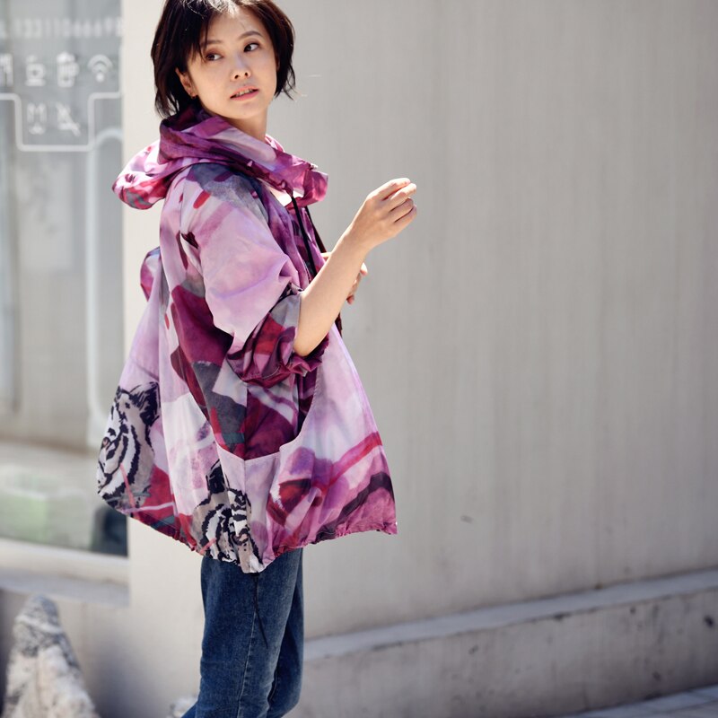 Korean Colorful Hooded Jacket - Harajuku Style