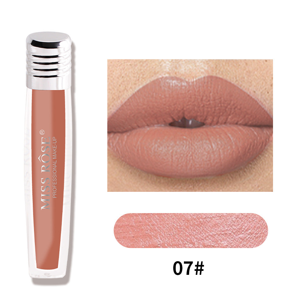 Candy Pearl Lip Gloss - Non-Sticky Velvet Finish