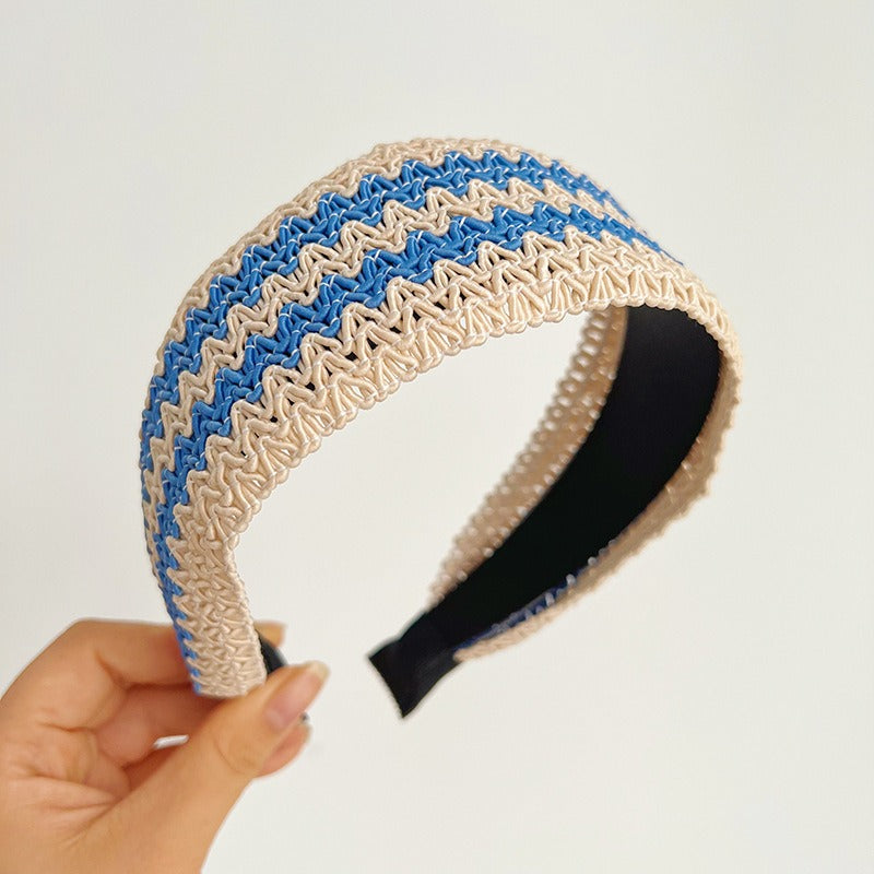 French Retro Ethnic Webbing Hair Bands