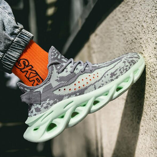 Harajuku Style Breathable Walking Sneakers for Men