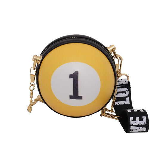 Harajuku Playful Billiard Mini Chain Bag for Girls