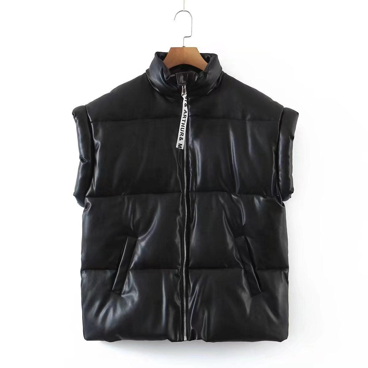 Harajuku Style PU Leather Vest - Winter Fashion Must-Have