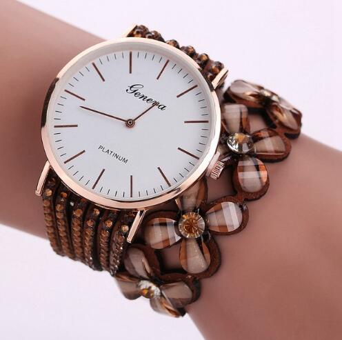 Crystal Diamond Women's Bracelet Watch - Harajuku Style