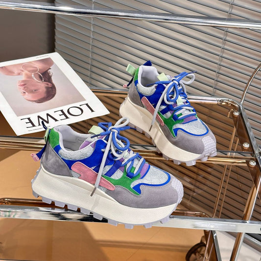 Harajuku Style Breathable Mesh Casual Sports Shoes