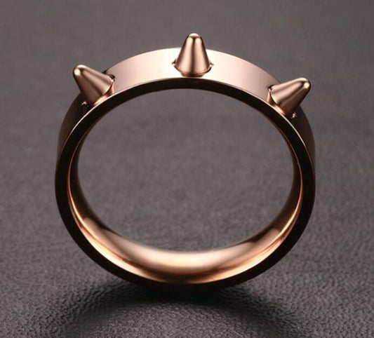 Harajuku Cone Ear Punk Rings - Bold Stainless Steel Jewelry