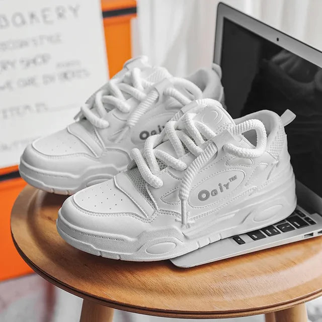 Harajuku Style Skateboard Sneakers for Men