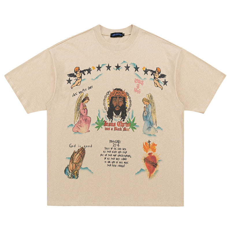 Harajuku Style Oversized Smiley Face T-Shirt