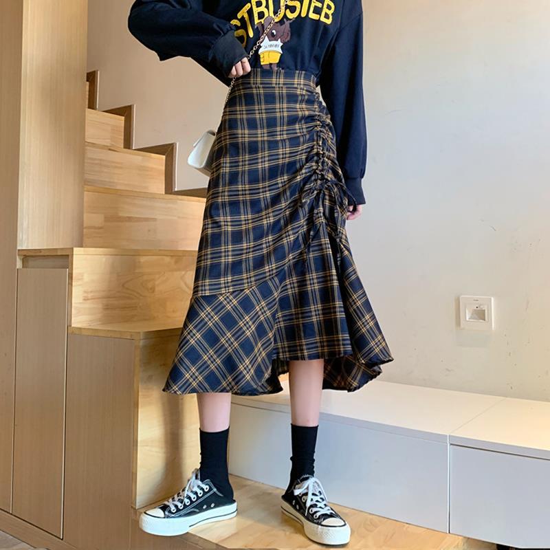 Chic Ruffles Long Skirt - Harajuku Style Asymmetric Design