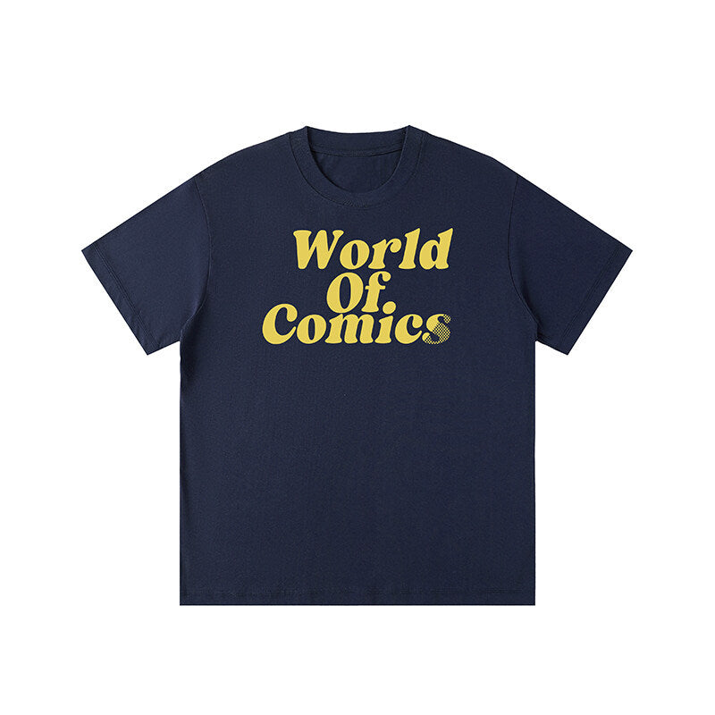 Harajuku Style Multi-Color Casual Letter T-Shirt