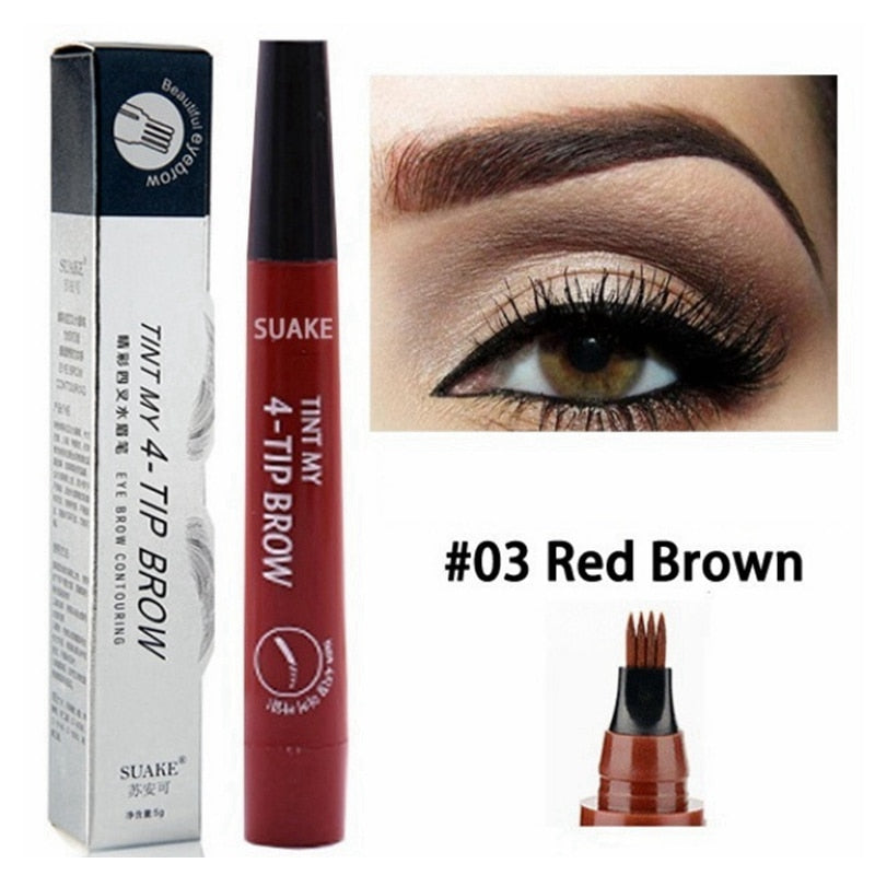 4-TIP BROW Liquid Eyebrow Pencil - Waterproof Microblading Pen