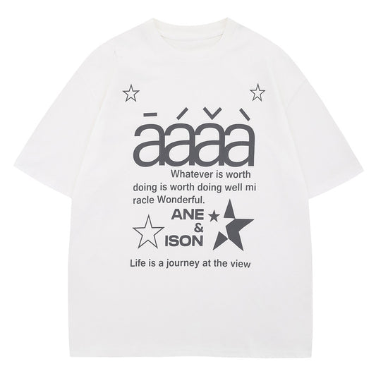 Short Sleeve T-Shirt for Men and Women Summer Dopamine