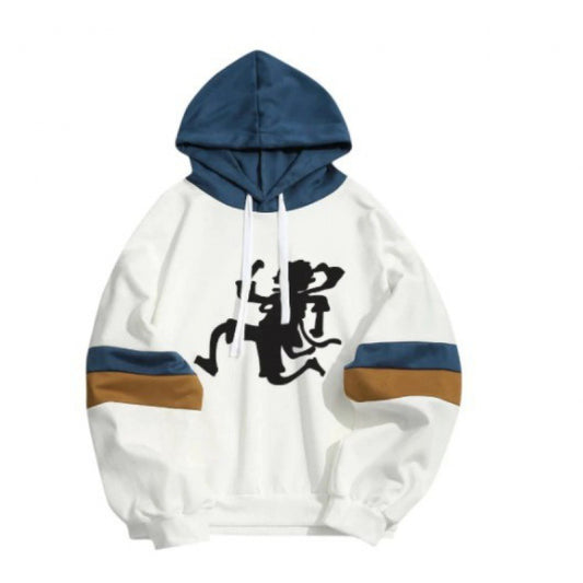 Harajuku Style 3D Patchwork Hoodie & Hat Set