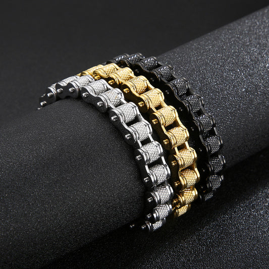 Harajuku Style Bicycle Chain Bracelet for Men