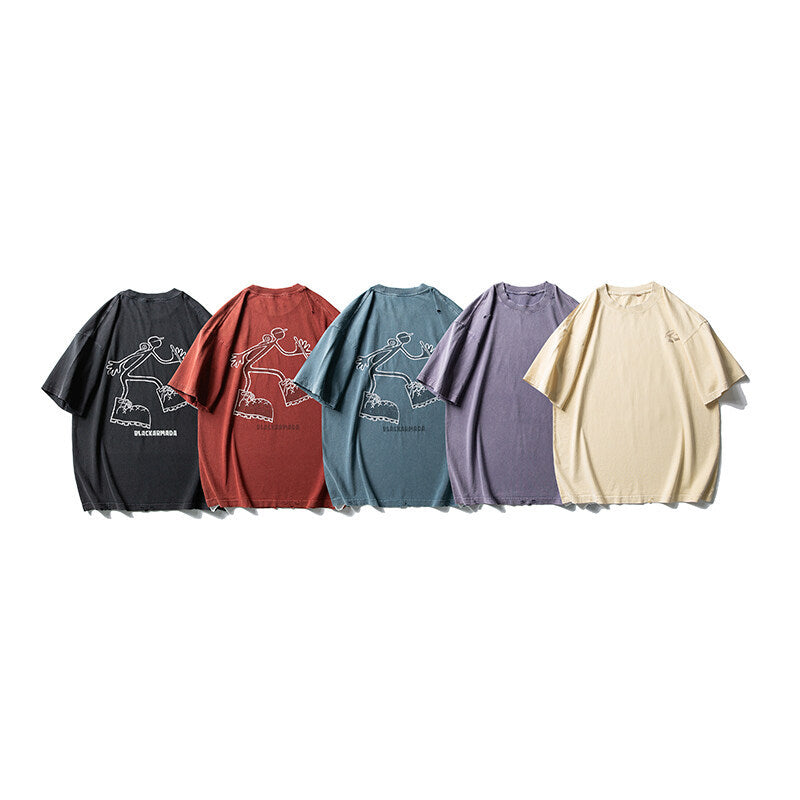 Vintage Mountaineering Figurine Loose Short Sleeve Tee