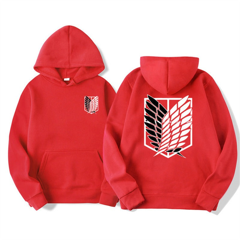 Mikasa Allen Hooded Sweatshirt - Harajuku Style