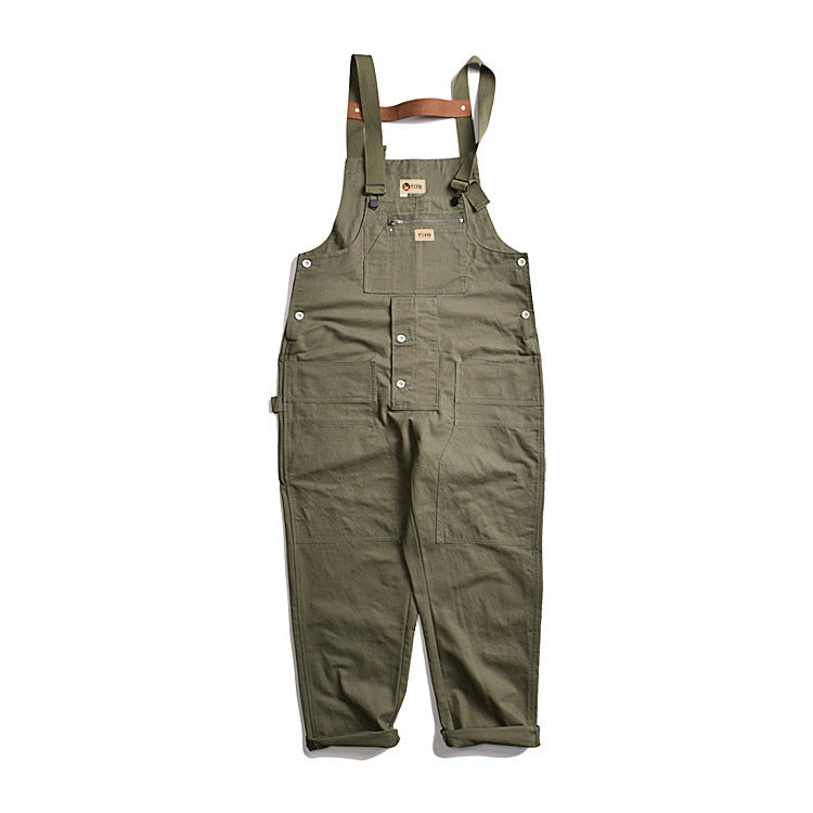 Ameri Multi-Pocket Tool Suspenders Trousers