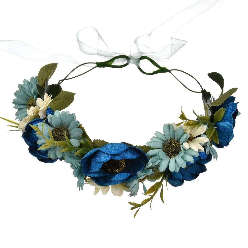 Pearl Velvet Flower Headband