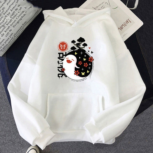 Women's Hu Tao Anime Graphic Hoodie - Harajuku Style