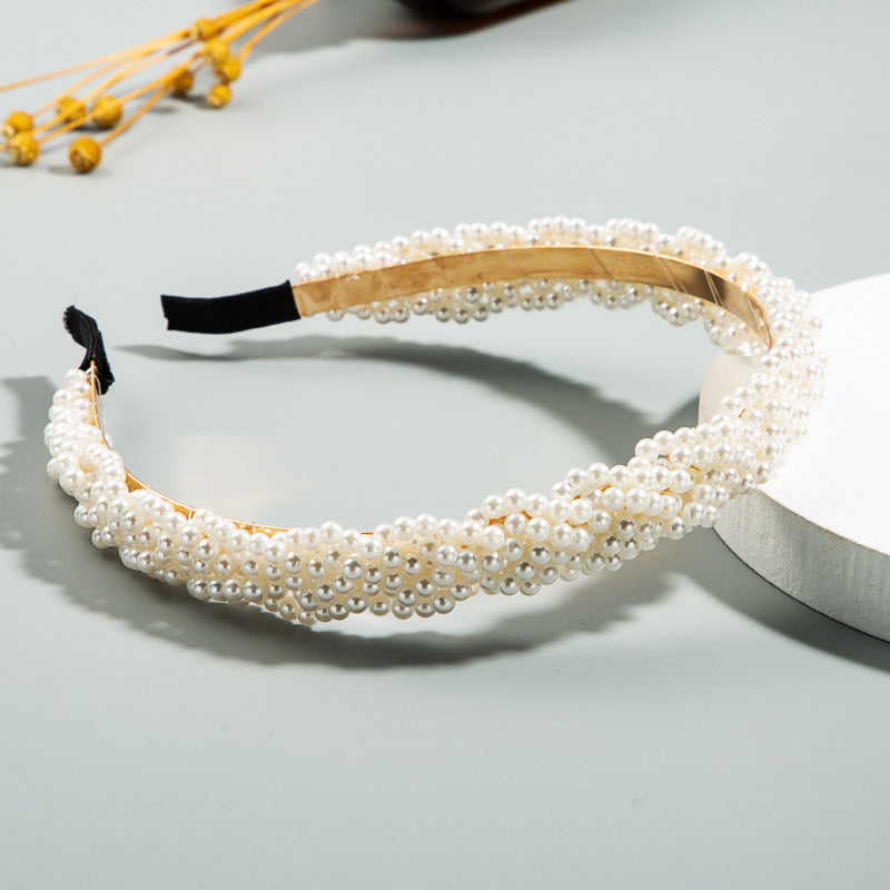 Korean Pearl Hair Hoop - Fairy Style Headband