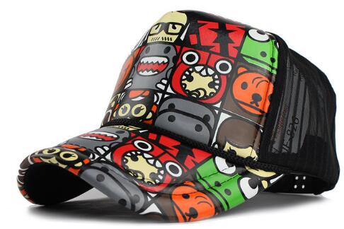 Vintage Style Unisex Trucker Snapback Hat - Harajuku Fashion