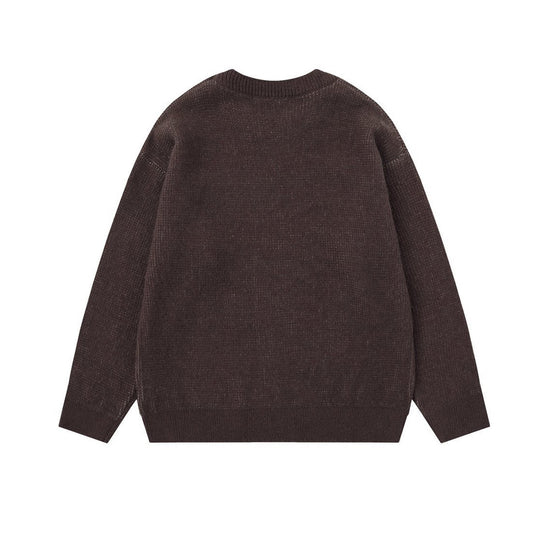 Cat Jacquard Sweater Knitted Sweater