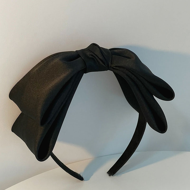 Black And White Plaid Woven Headband