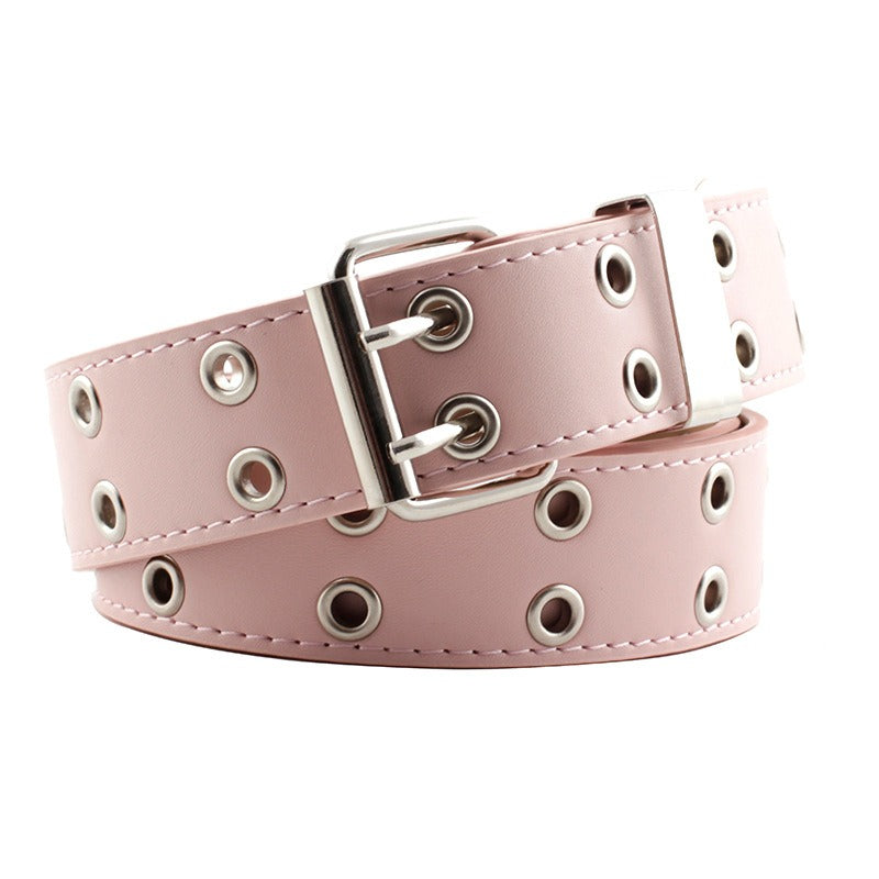 Gothic Punk Style Chain Decorative Eyelet Belt