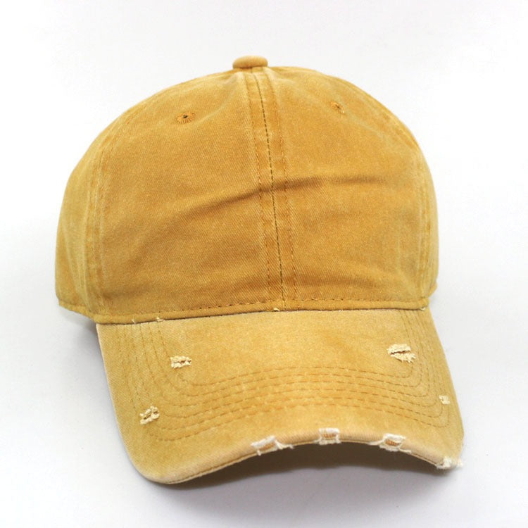 Harajuku Retro Distressed Soft-Top Cap