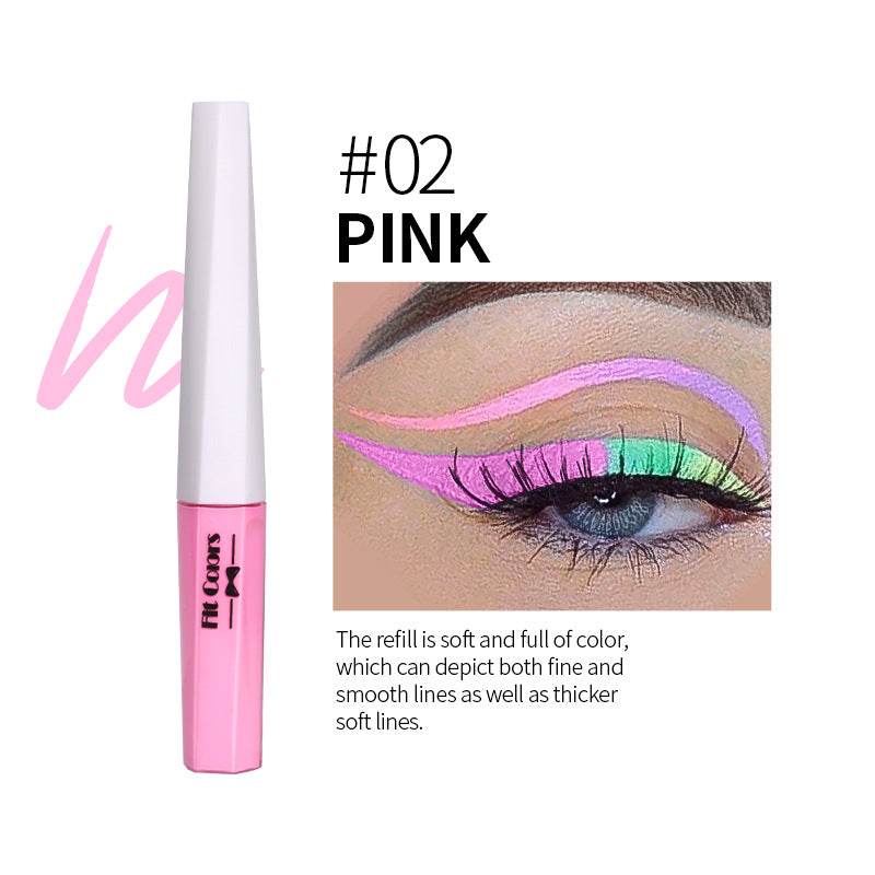 Rainbow Fluorescent Eyeliner - Waterproof & Quick-Drying