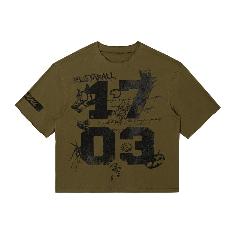 Harajuku Inspired Distressed Loose Fit T-Shirt