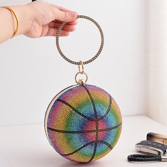 Harajuku Style Basketball Banquet Bag - Versatile Colorful Handheld Bag