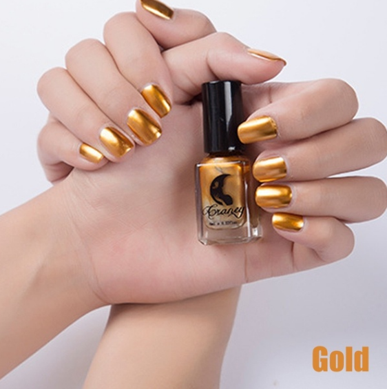 14 Color Metallic Mirror Nail Polish - Harajuku Style