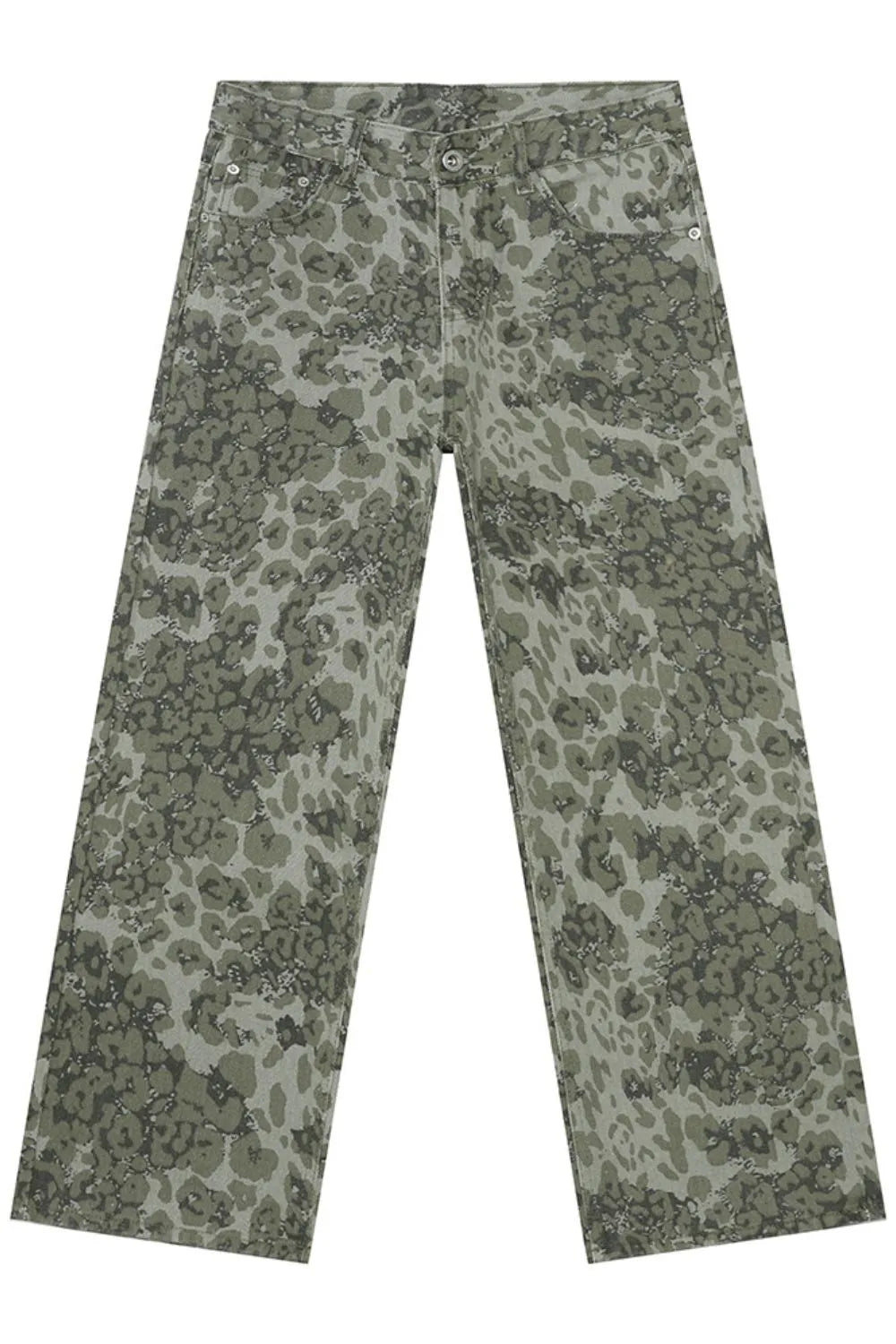 Harajuku Style Camouflage Jeans with Pockets