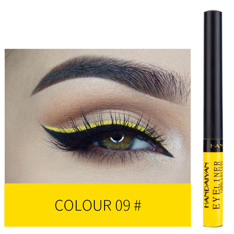 12 Color Matte Liquid Eyeliner - Long Lasting & Non-Smudge