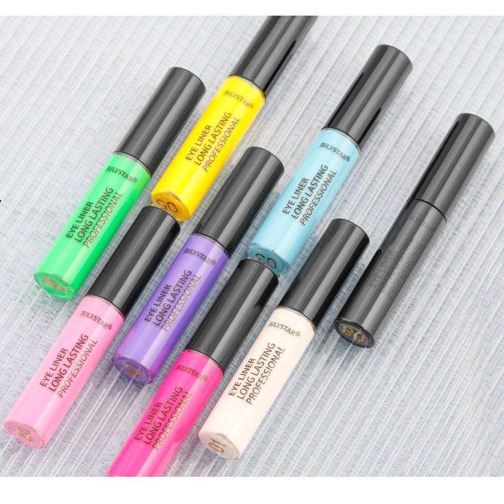 Harajuku Colorful Stain-Free Liquid Eyeliner Set