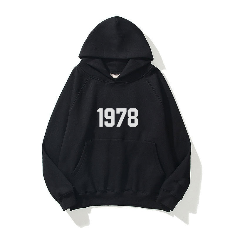 Trendy Harajuku Velvet Hoodie with Double Layer Design