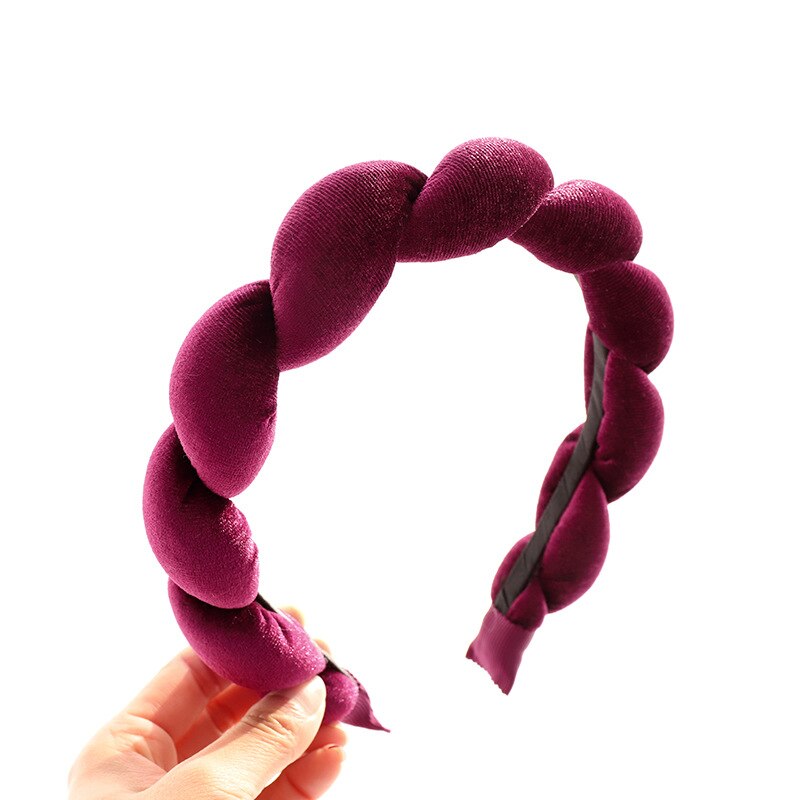 Velvet Braid Headband for Autumn & Winter